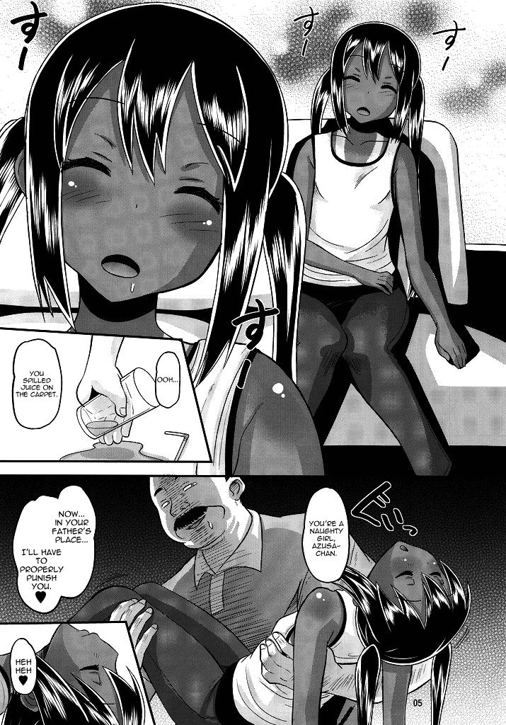 Teenage Sex Nemutteru Hiyake Azu-nyan ni Itazura - K on Anal Play - Page 4