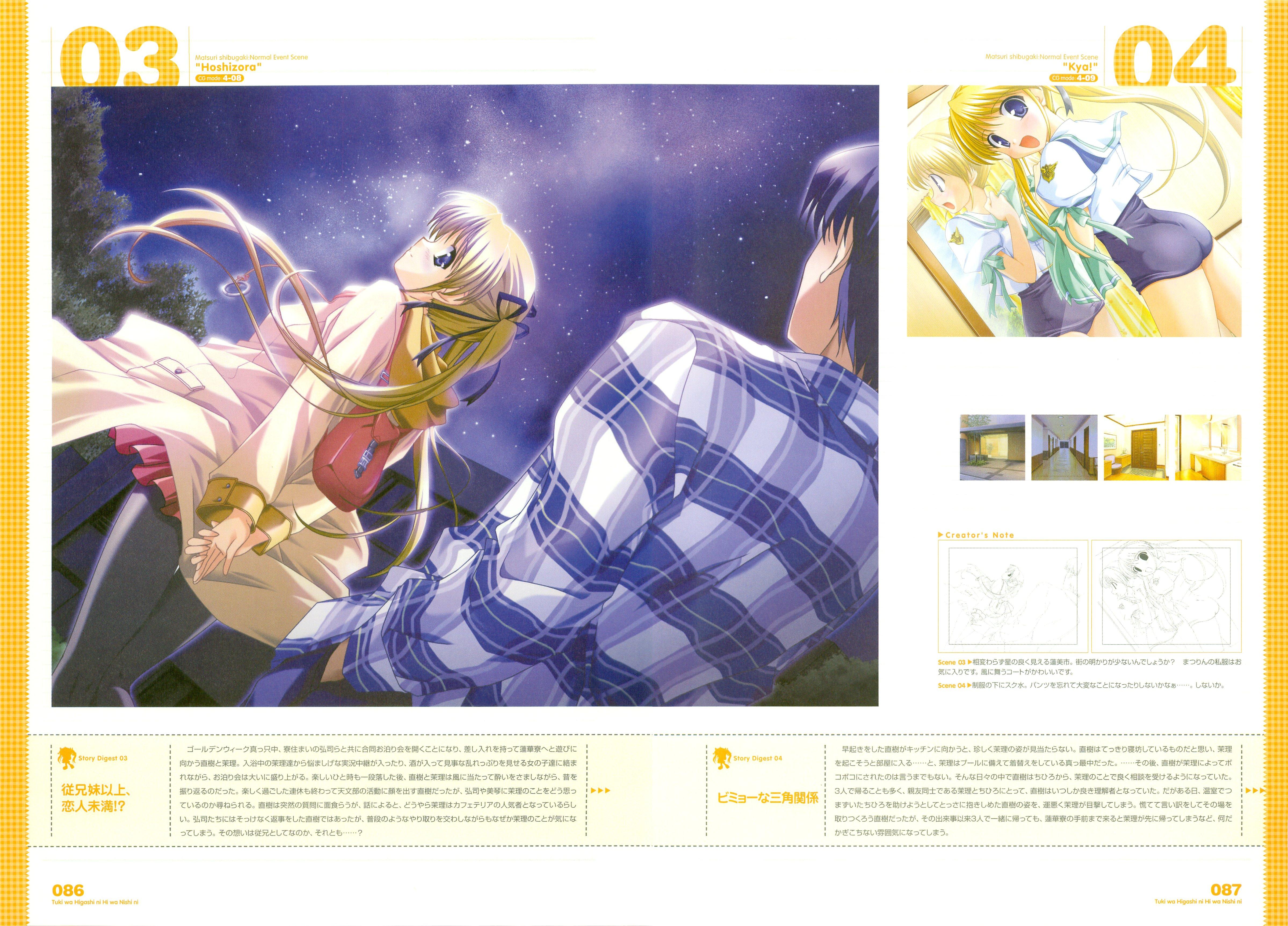 Tsuki wa Higashi ni Hi wa Nishi ni ～ Operation Sanctuary ～ Visual Fan Book 109