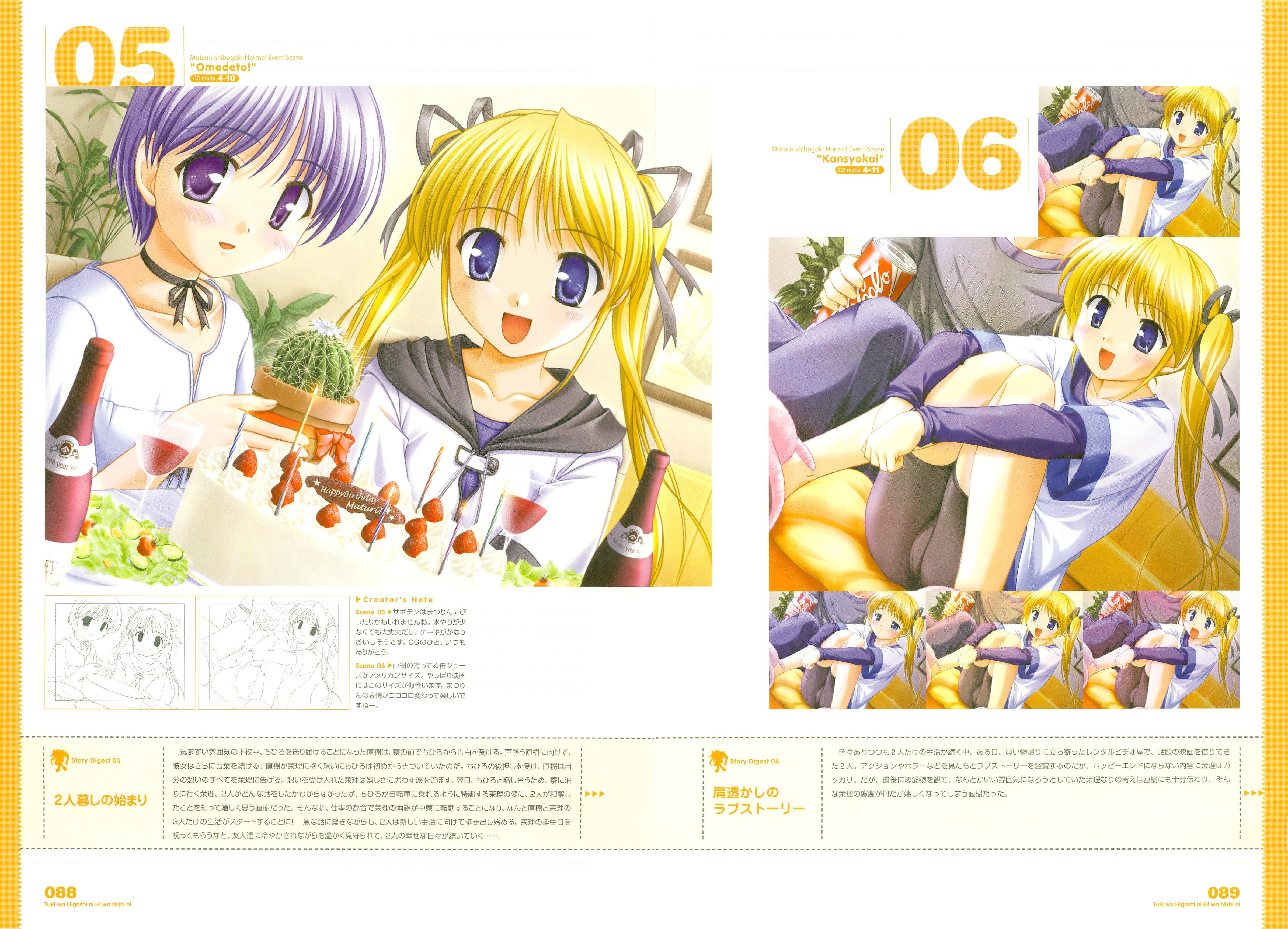 Tsuki wa Higashi ni Hi wa Nishi ni ～ Operation Sanctuary ～ Visual Fan Book 112
