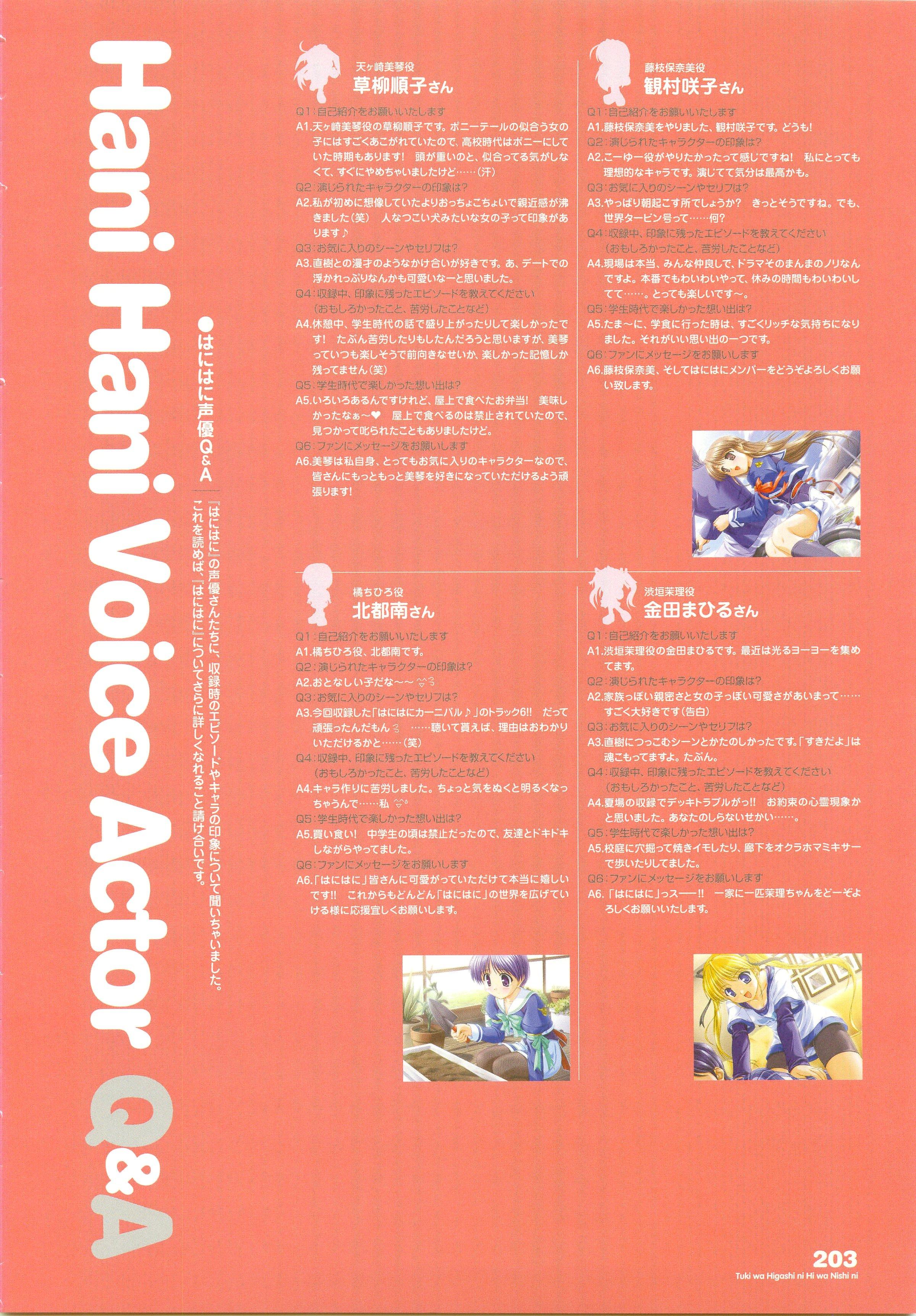 Tsuki wa Higashi ni Hi wa Nishi ni ～ Operation Sanctuary ～ Visual Fan Book 244