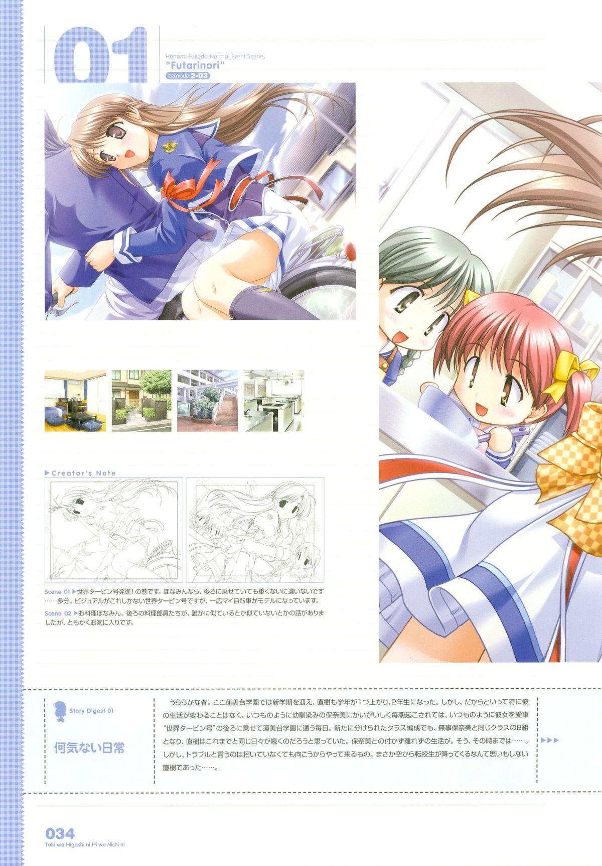 Tsuki wa Higashi ni Hi wa Nishi ni ～ Operation Sanctuary ～ Visual Fan Book 46
