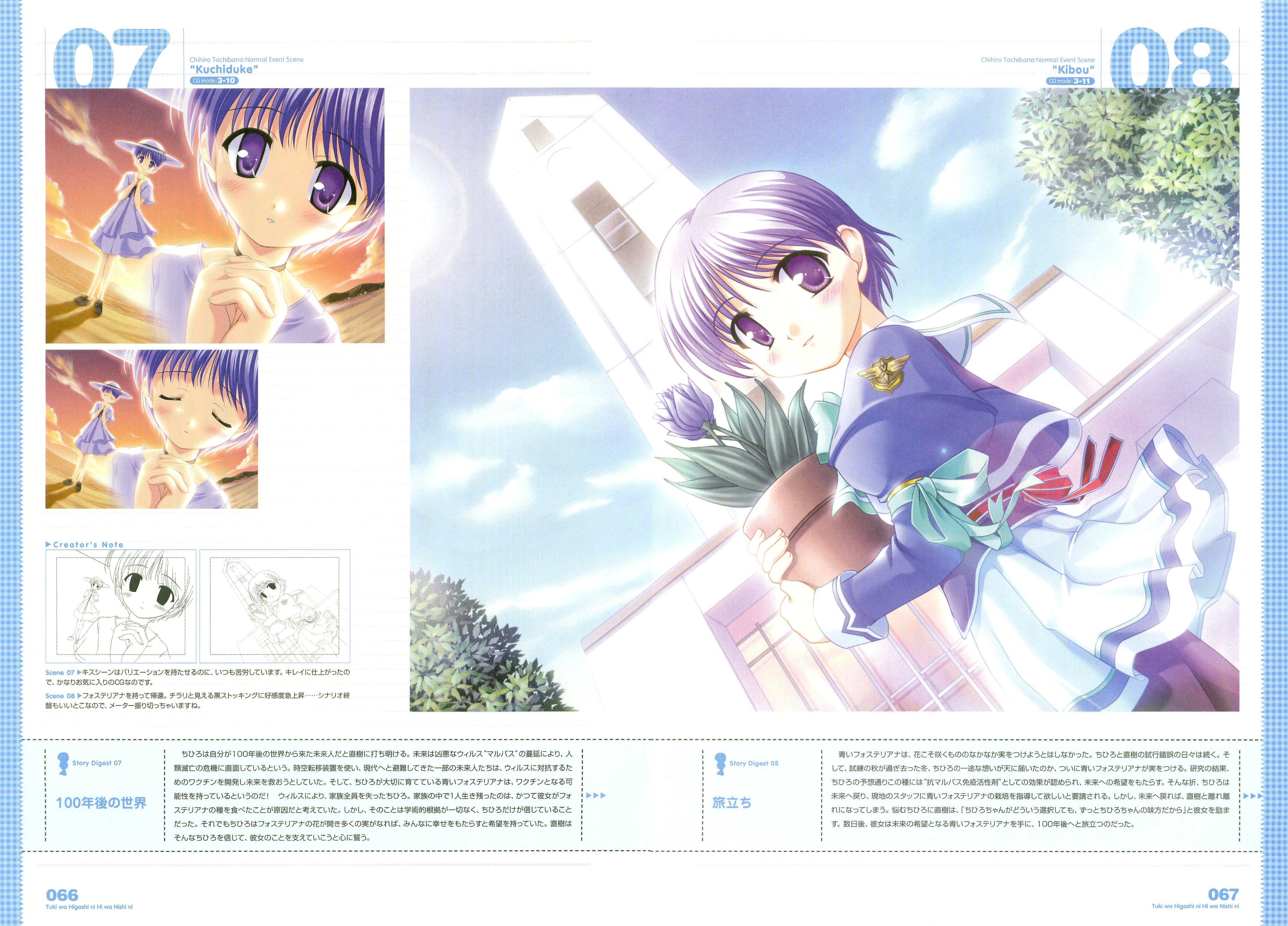 Tsuki wa Higashi ni Hi wa Nishi ni ～ Operation Sanctuary ～ Visual Fan Book 86