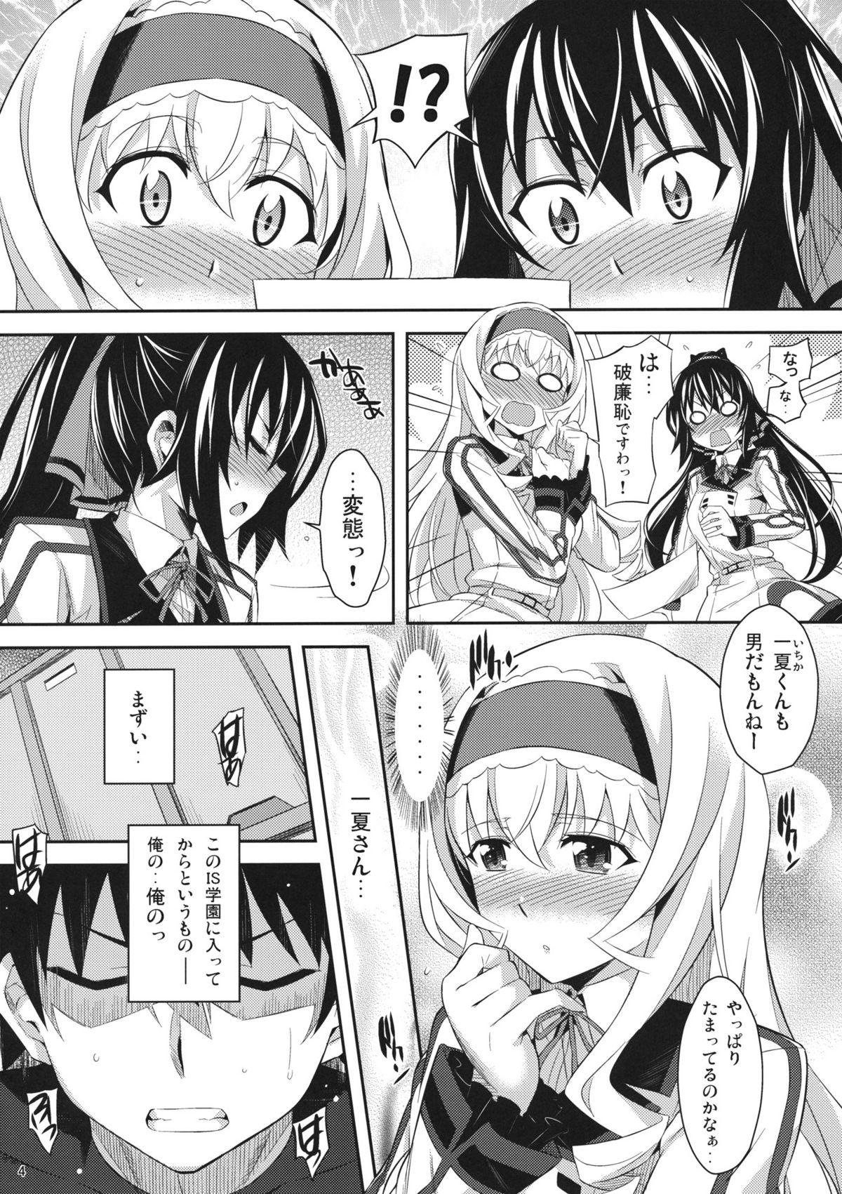 Bus Into Shower - Infinite stratos Leche - Page 3