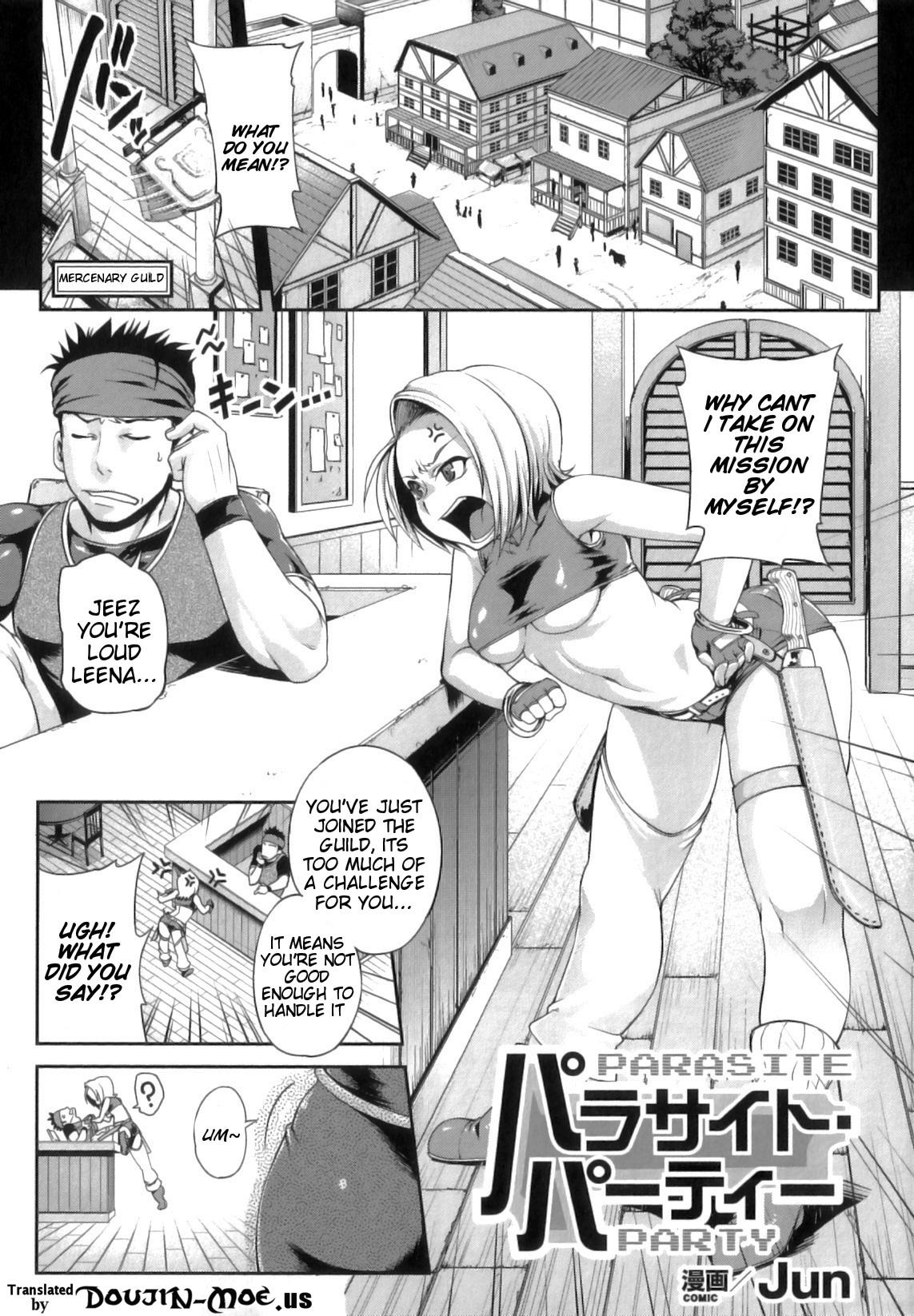 Girl On Girl Parasite Party Ch. 1-2 Ballbusting - Page 1