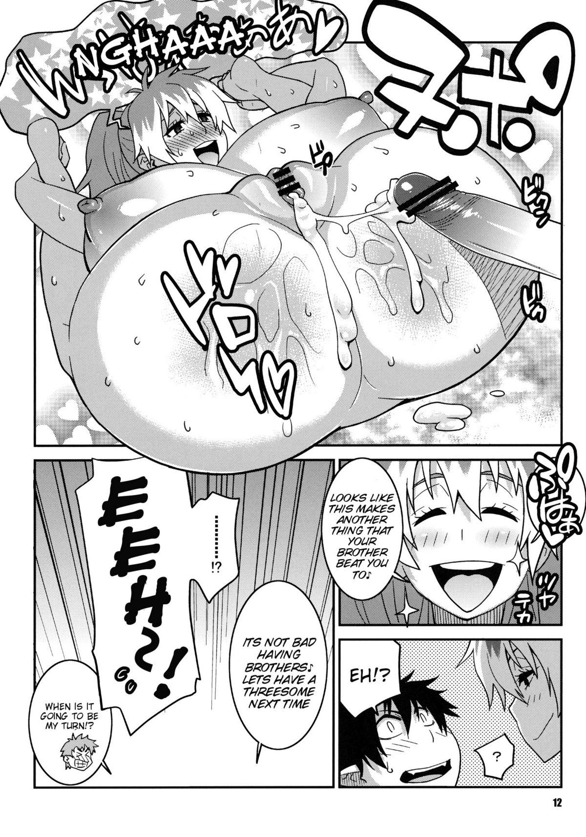 Pauzudo Minna Daisuki Oppai Sensei | Everyone Loves Oppai-Sensei - Ao no exorcist Face Sitting - Page 11