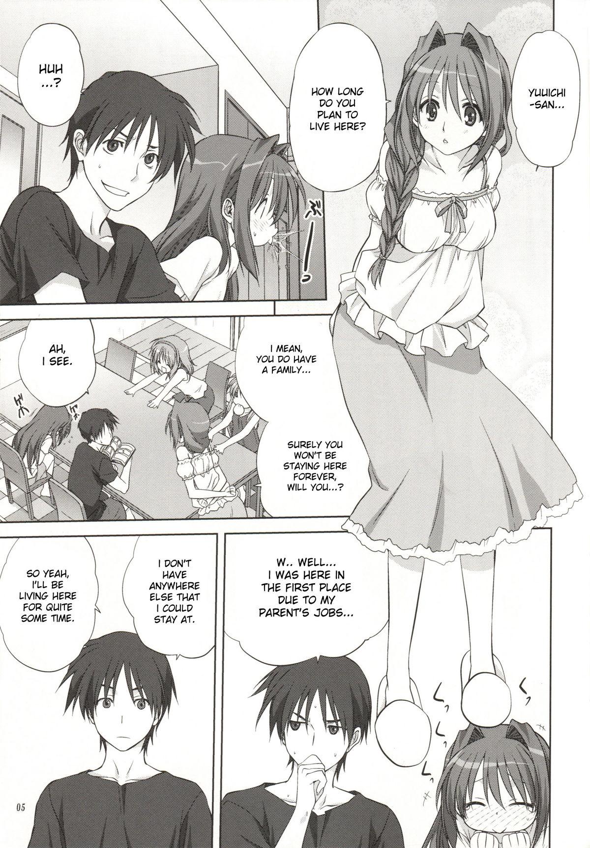 Shoplifter Akiko-san to Issho 8 - Kanon Tgirl - Page 5