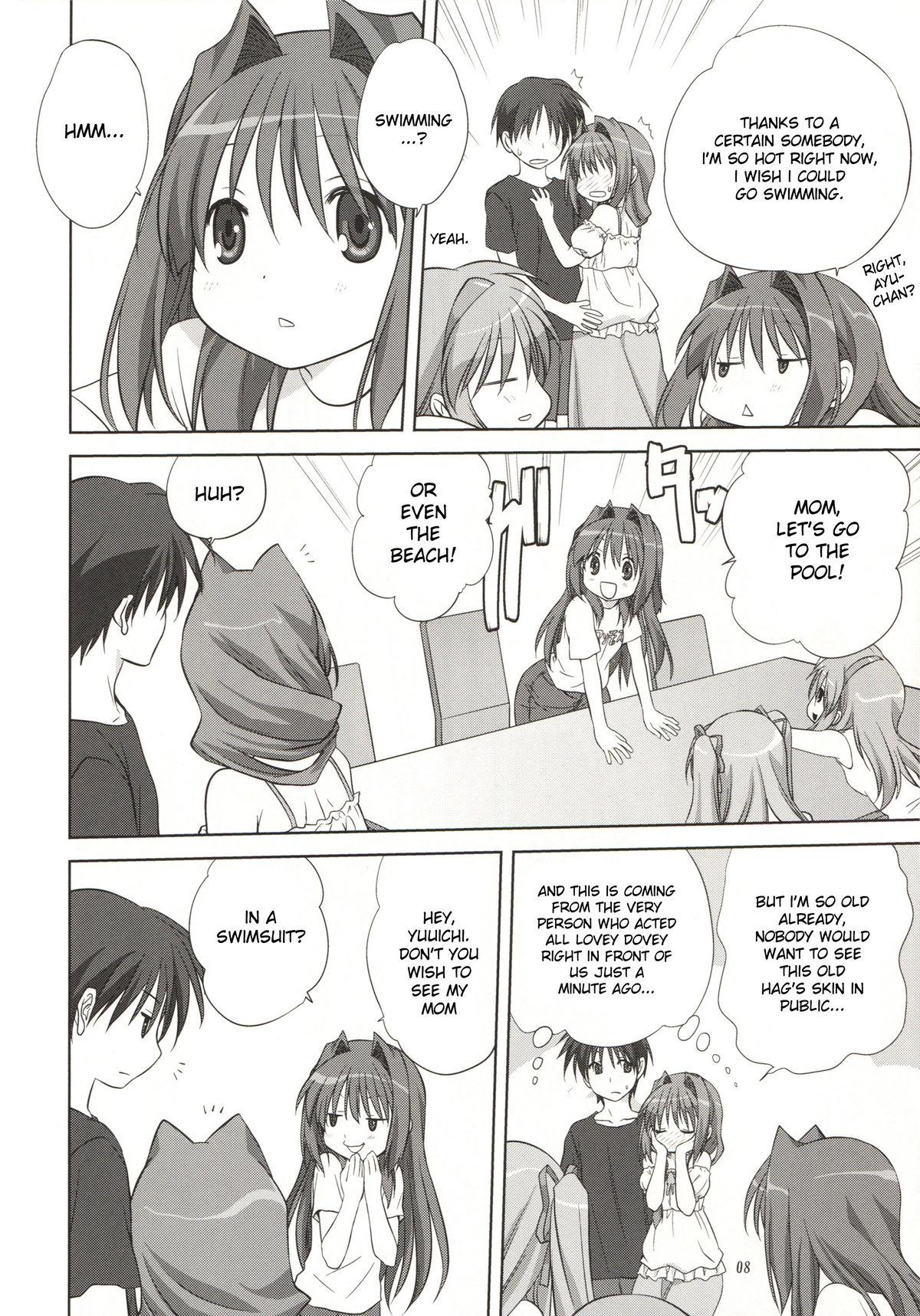 Wild Amateurs Akiko-san to Issho 8 - Kanon Girl On Girl - Page 8