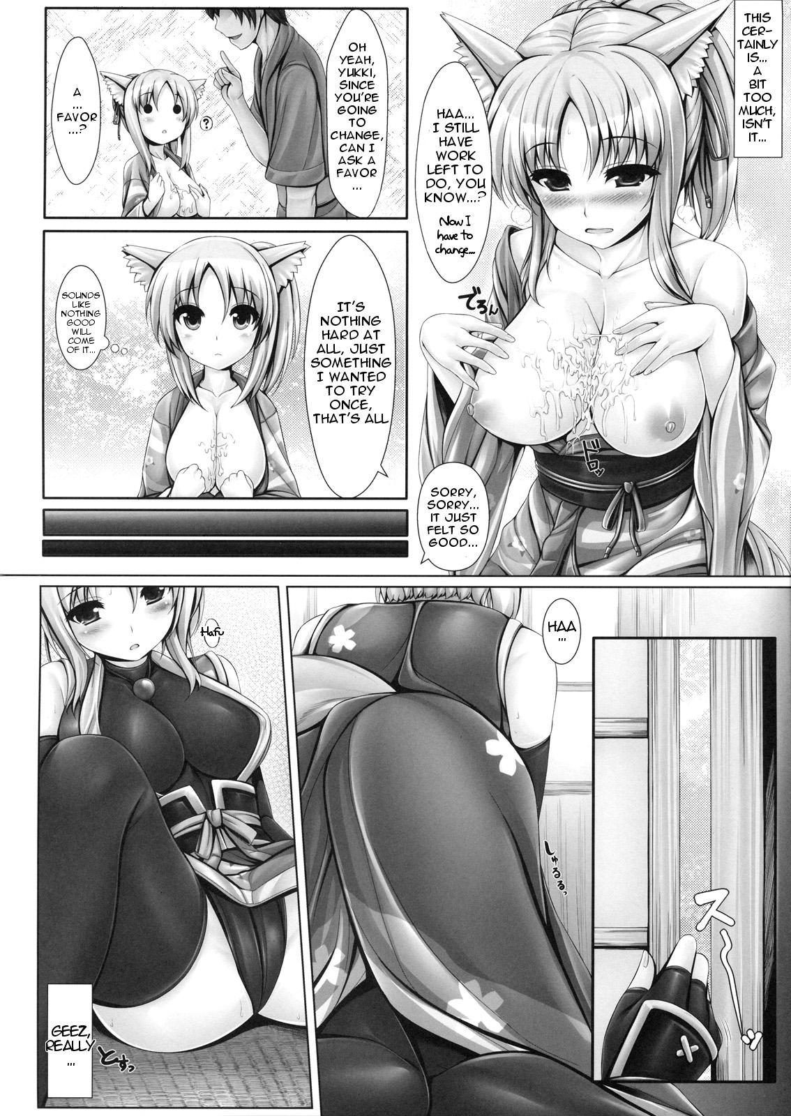 Teenporno Yukikaze to Irokoi no Hibi - Dog days Glasses - Page 9