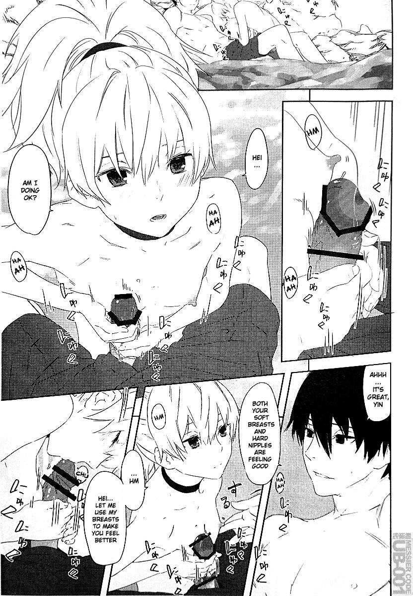 Sextape Oppai de Yin-chan Hon | Yin's Breasts - Darker than black Stranger - Page 9