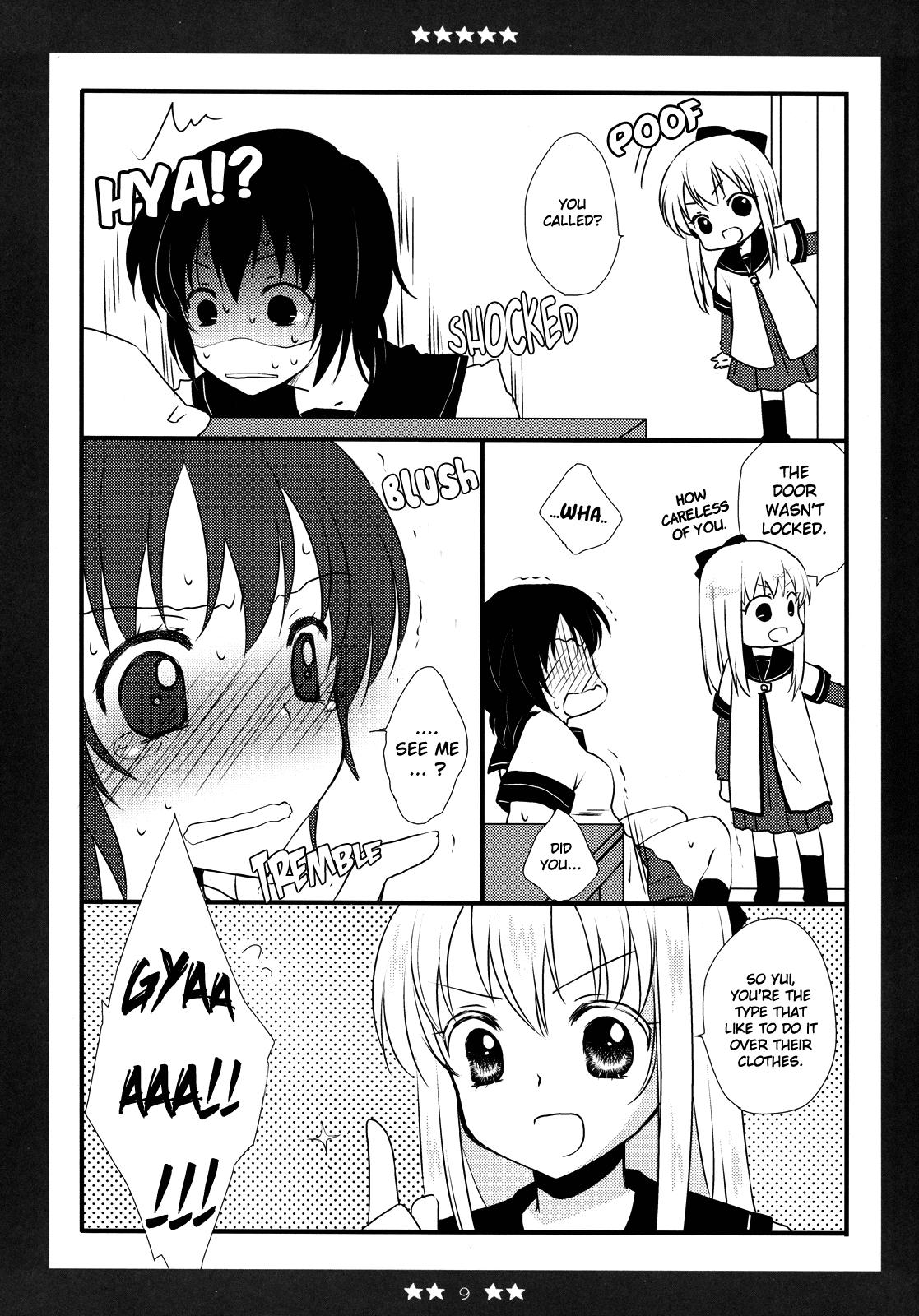 Flashing KyouYui. - Yuruyuri Amateur Free Porn - Page 8