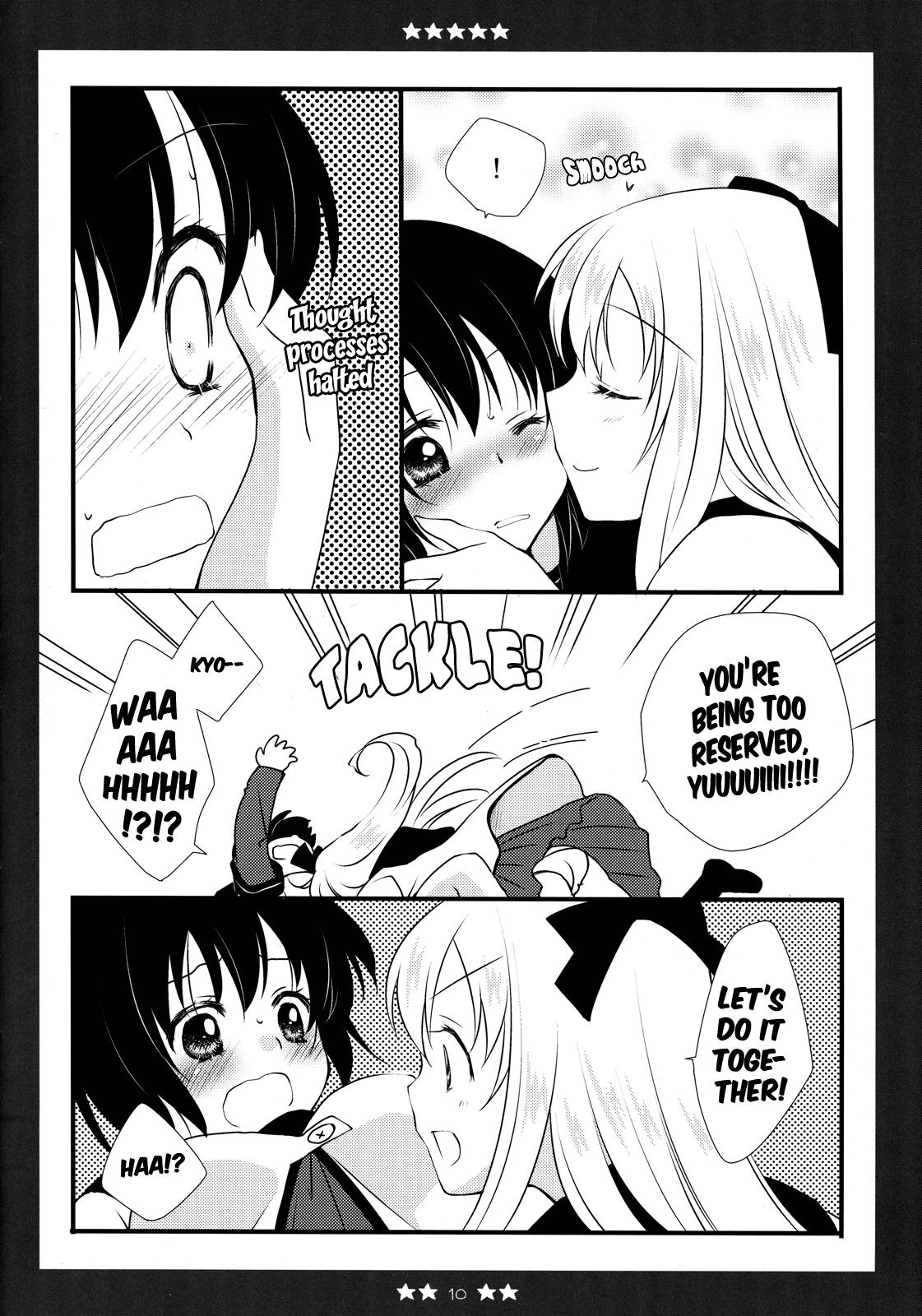 Flashing KyouYui. - Yuruyuri Amateur Free Porn - Page 9