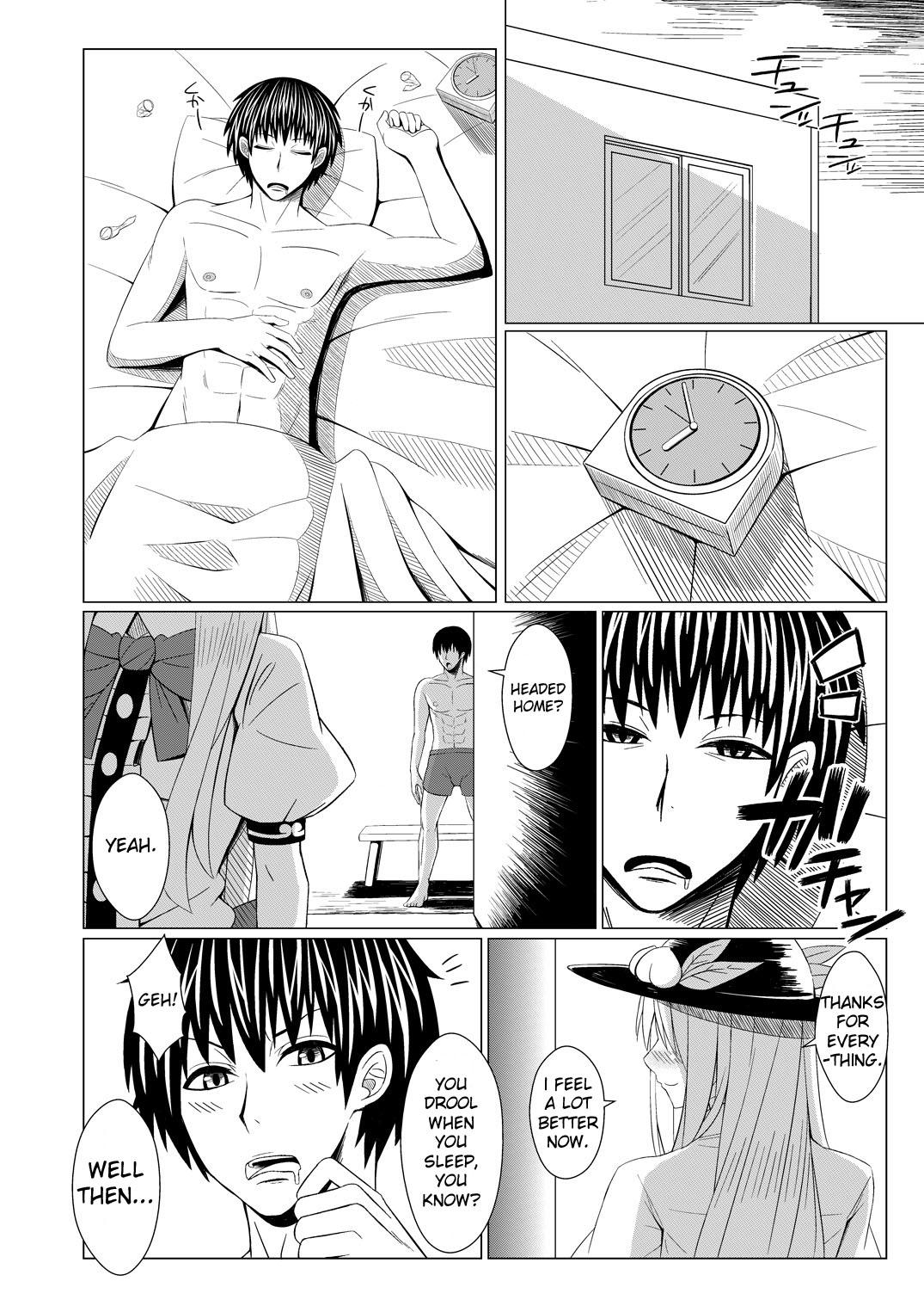 Chubby Tenshi came to my Place - Touhou project Gay Interracial - Page 15