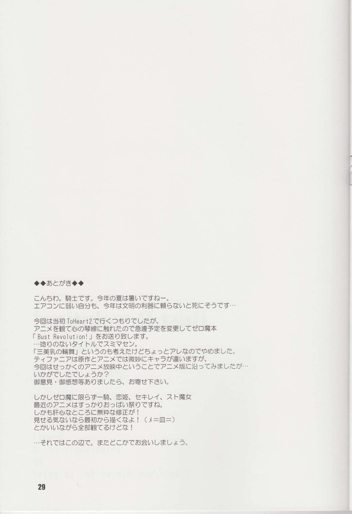 Club Bust Revolution! - Zero no tsukaima Hetero - Page 28