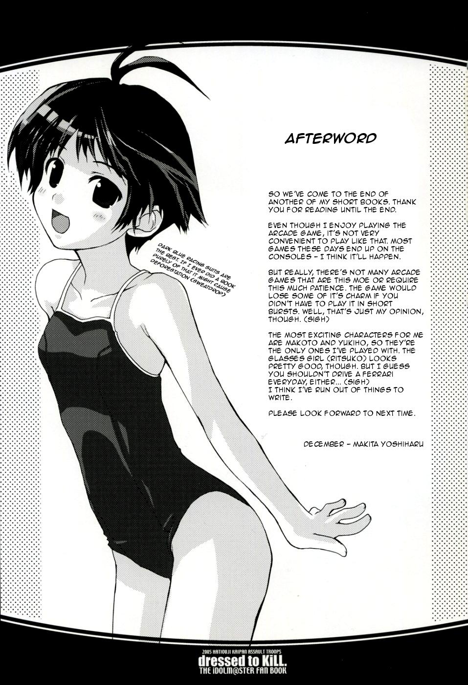 Leaked dressed to KiLL. - The idolmaster Ametur Porn - Page 29