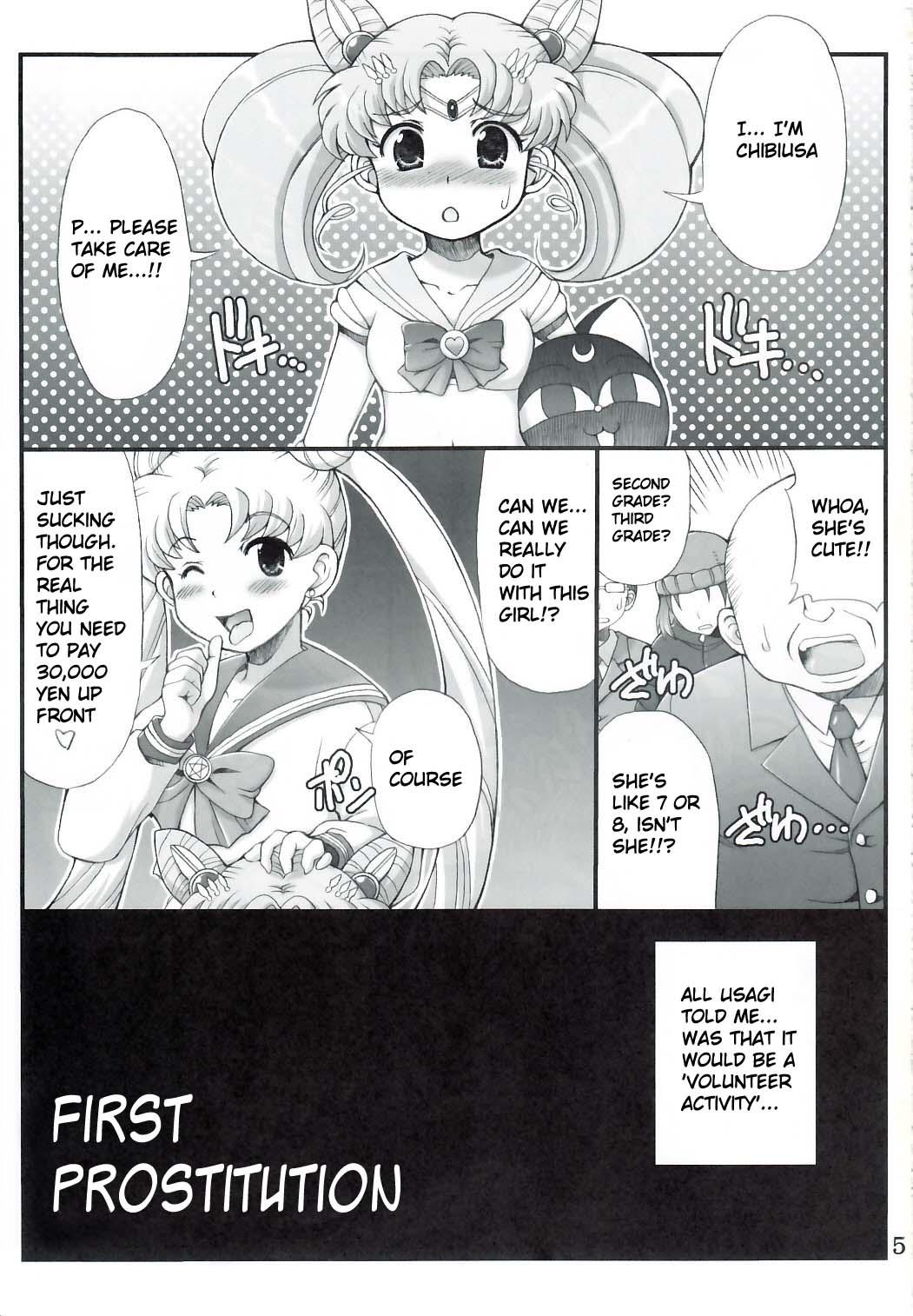 Old And Young Lovely Battle Suit HALF & HALF - Sailor moon Whores - Page 2