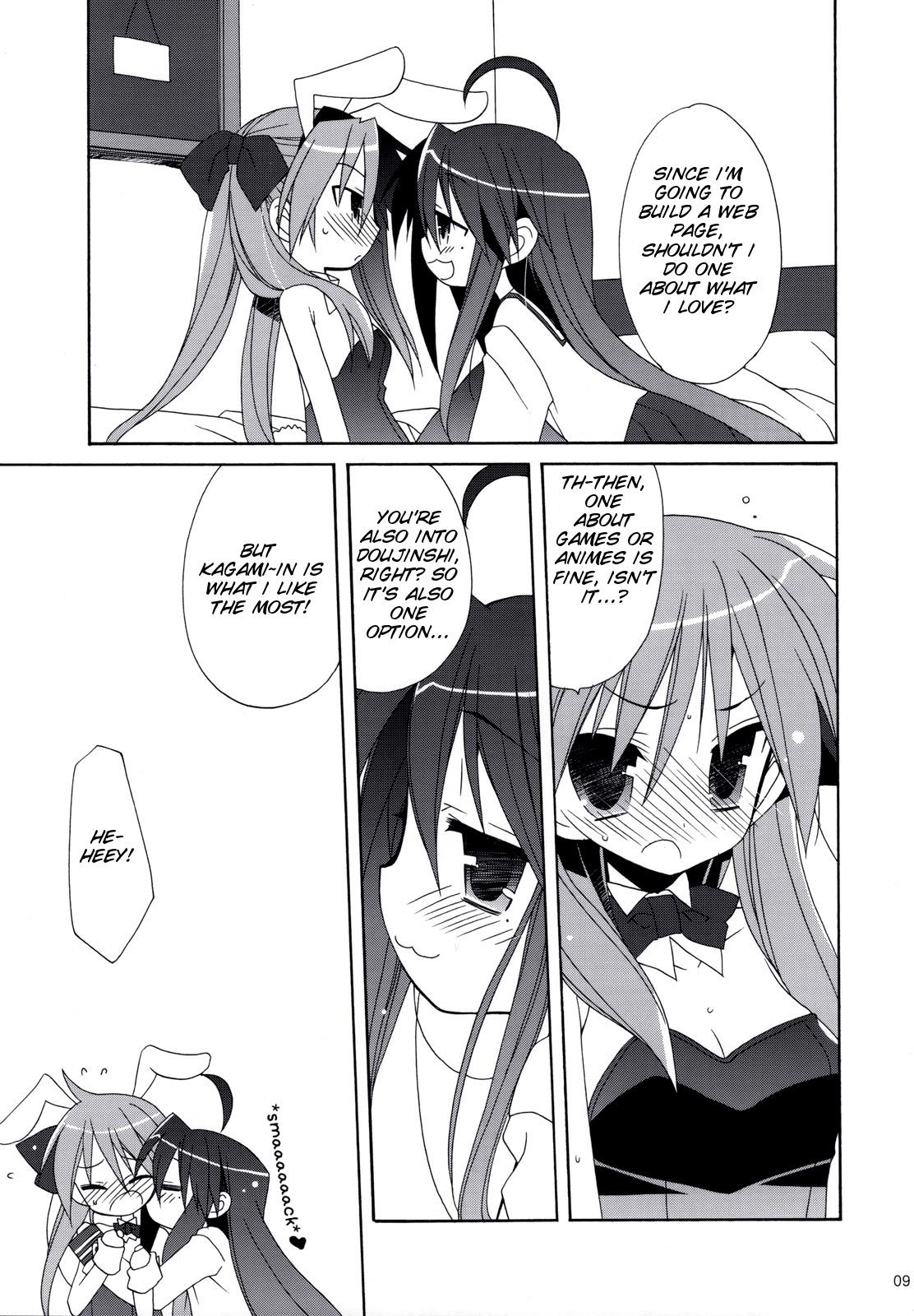 Lesbos SWEET GIRL - Lucky star Dyke - Page 8