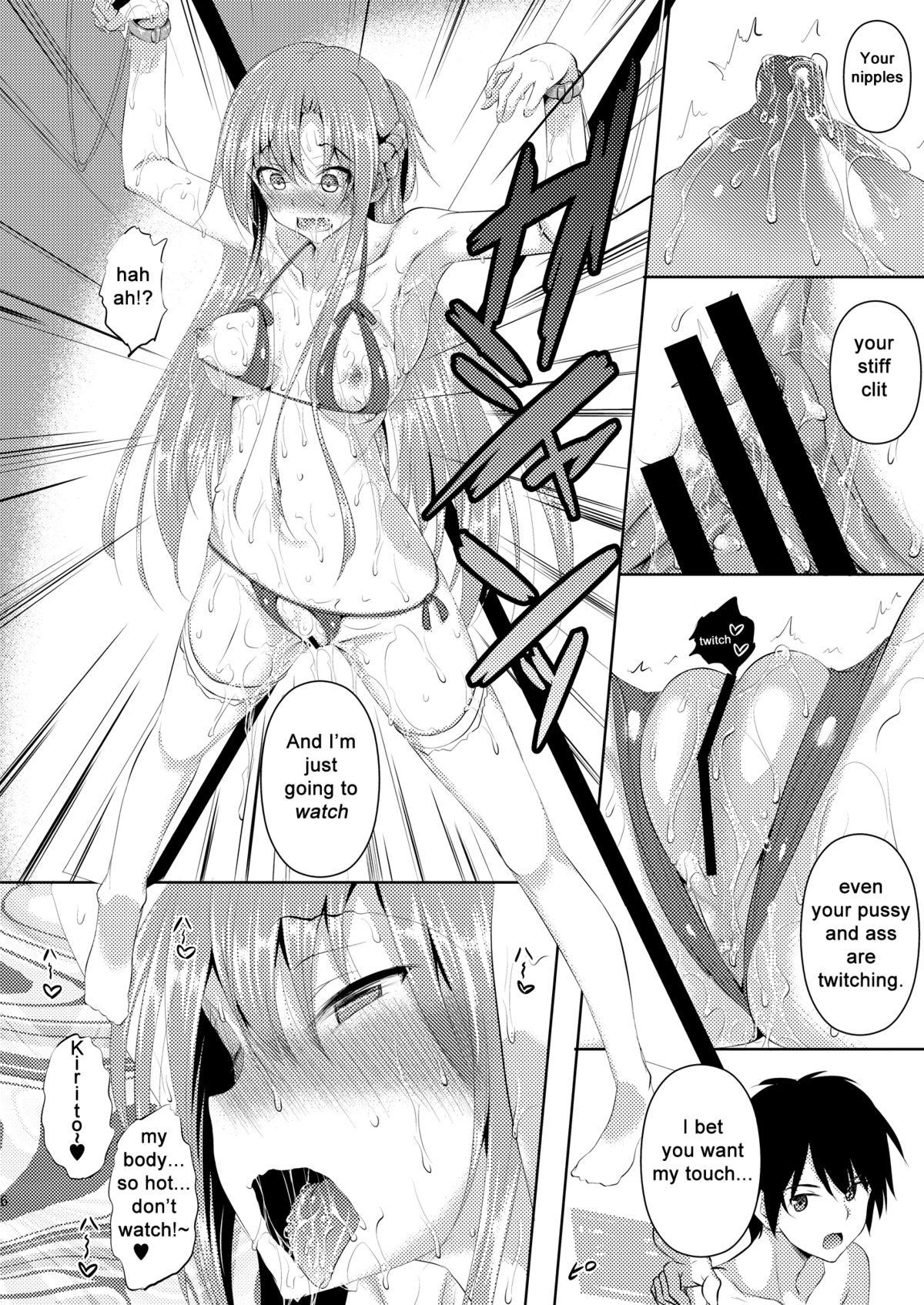 Handsome Kirito-kun ga Muttsuri datta Ken - Sword art online Big Ass - Page 8