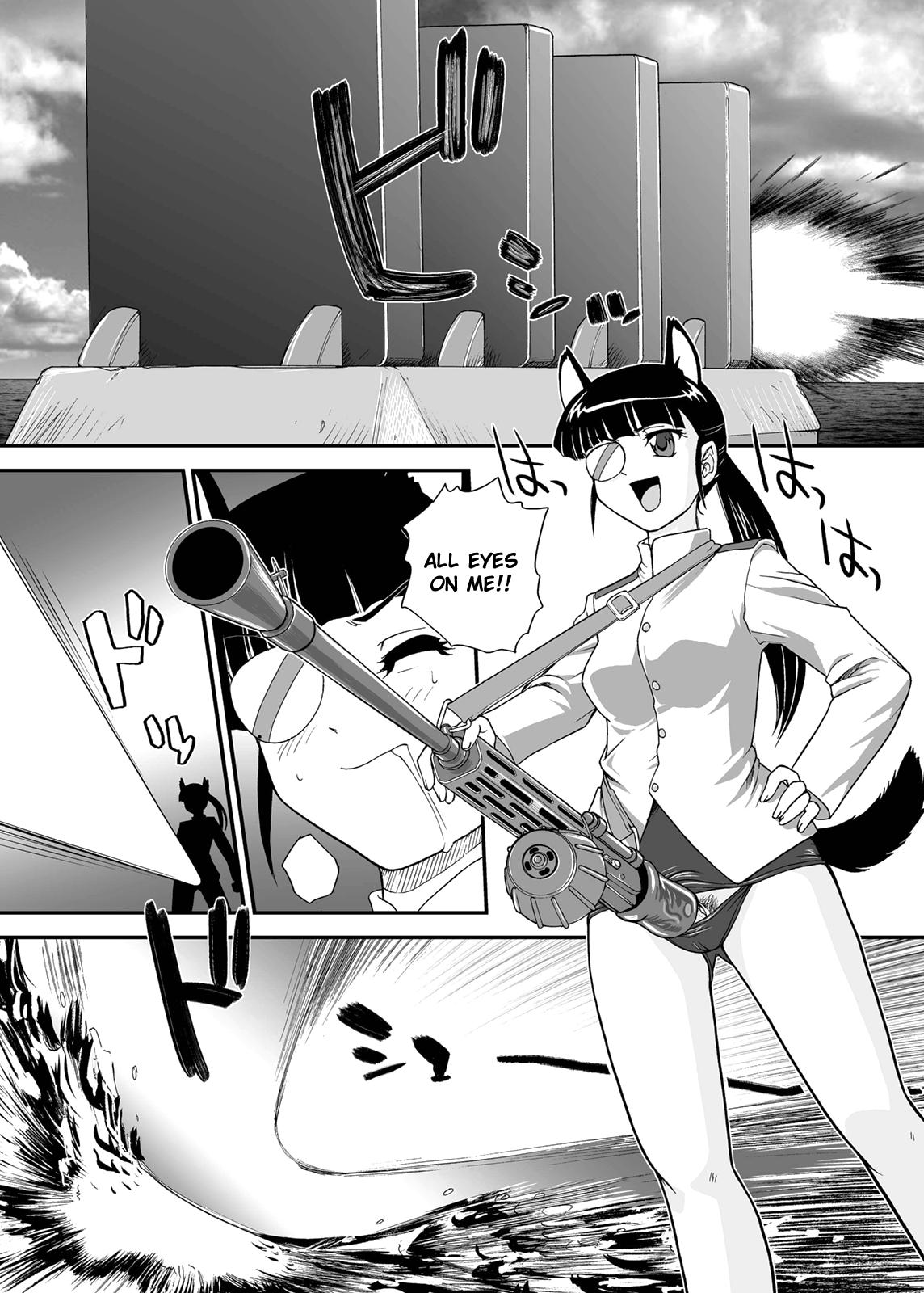 Stepbro Chin ★ ja Naikara Hazukashiku Naimon!!! | It's Not A Real Dick, So There's Nothing to Be Embarrassed About!!! - Strike witches Cam - Page 5