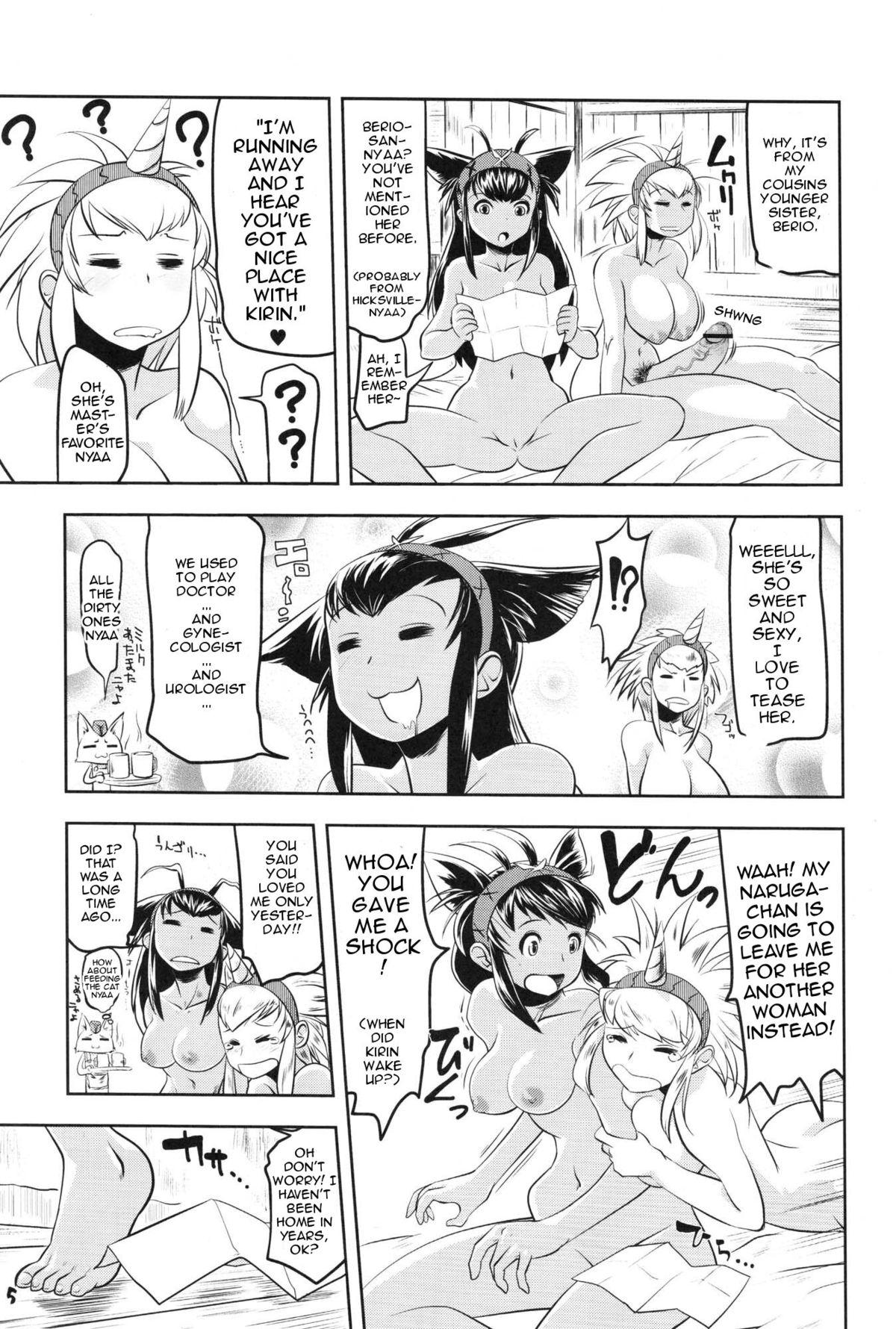 Free Amature Porn Monster Hunter Futanari Drill 2 - Monster hunter Bj - Page 4